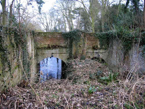 The present-day remains of Hoe Mill